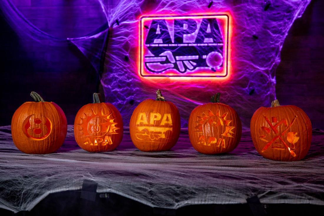 Pool-Themed Pumpkin Carving Templates – American Poolplayers Association